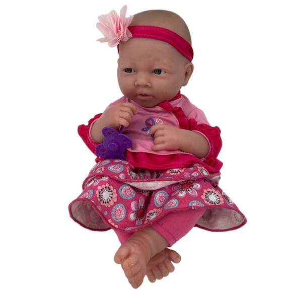 Berenguer Newborn Baby Girl Doll Realistic with Outfit Headband 12 Inch - Picture 1 of 16